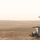 An artist’s impression of the ExoMars rover on the surface of Mars. One day...